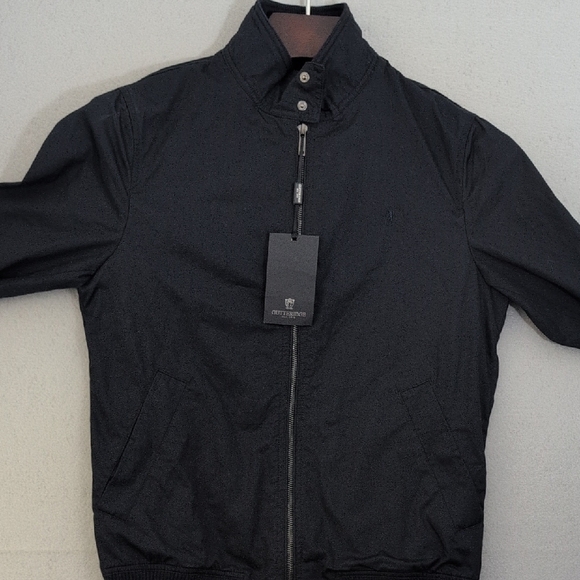 Gutteridge Navy Blue Full-Zip Jacket - Picture 1 of 5